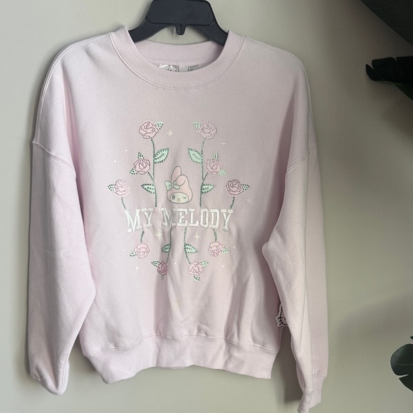 Forever 21 Light Pink Hello Kitty x Forever 21 Sweatshirt - Picture 1 of 5